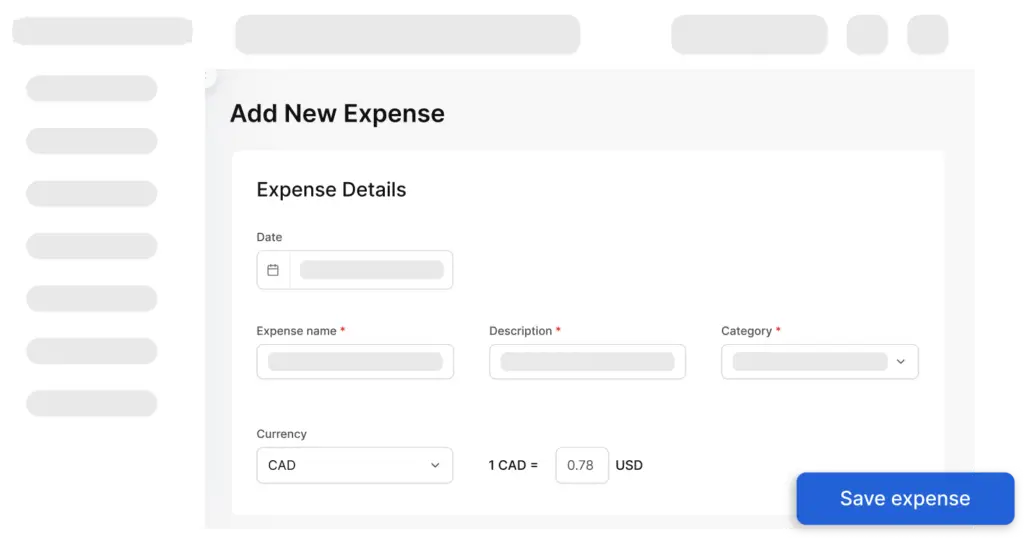 Expense Tracking App